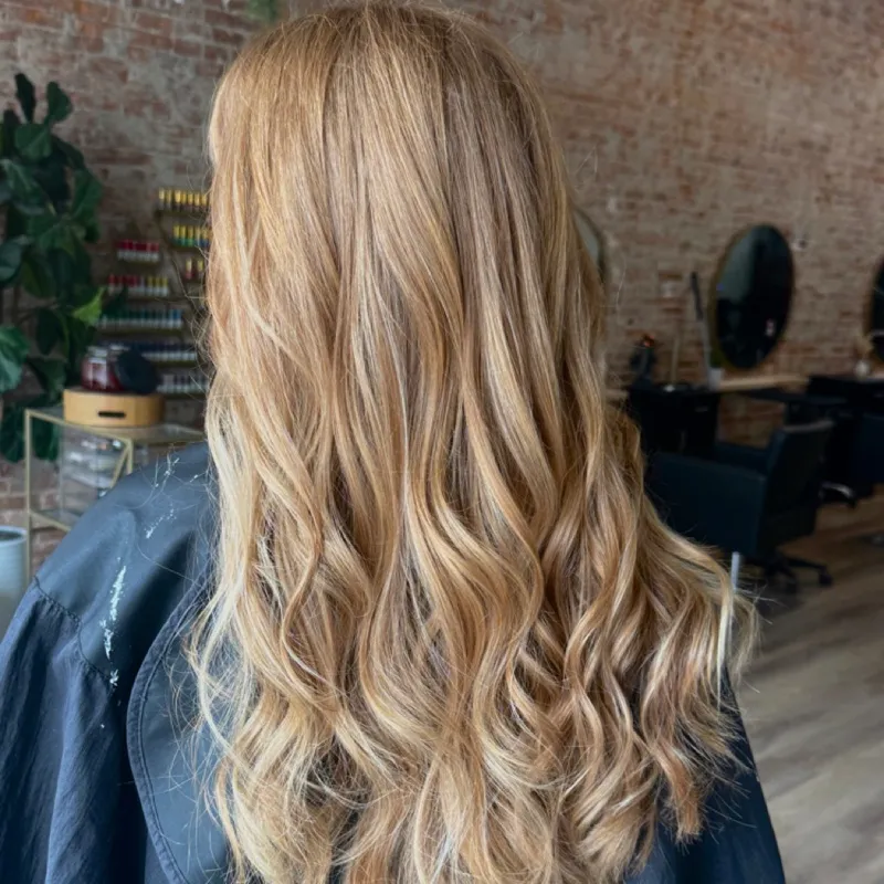 Warm Golden Balayage
