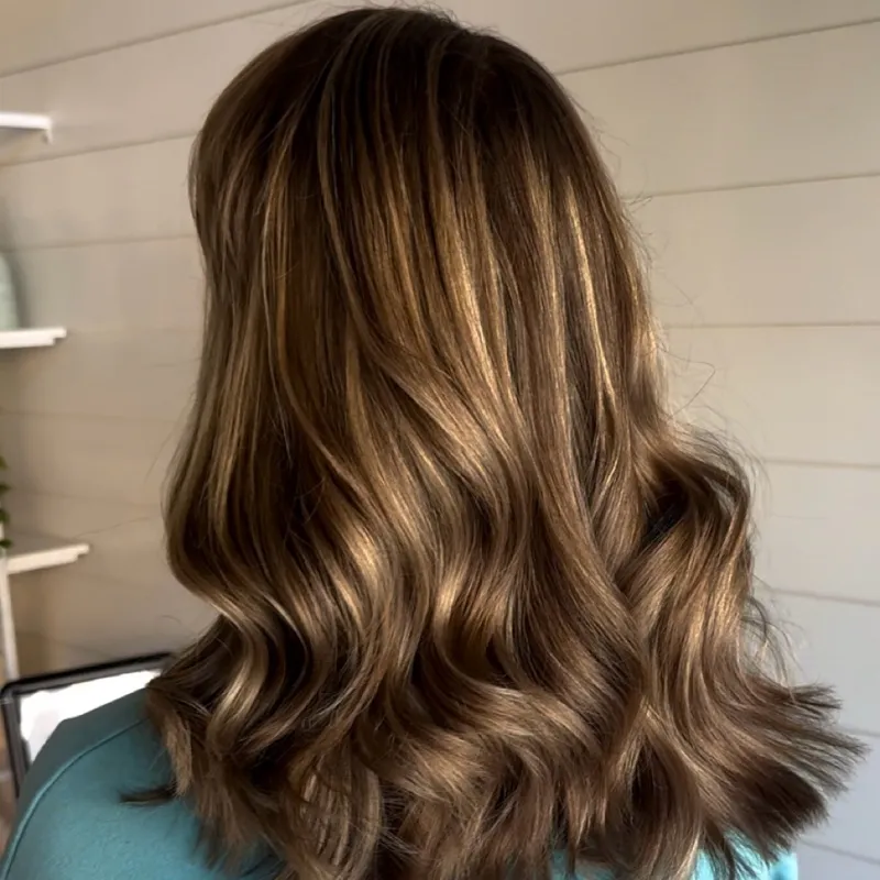 Caramel Brunette Highlights