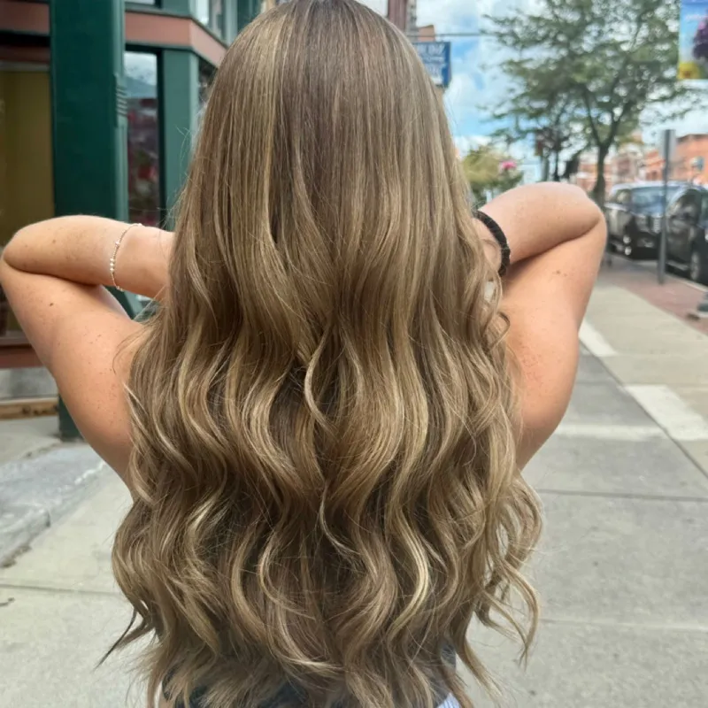 Sun-Kissed Balayage Extensions