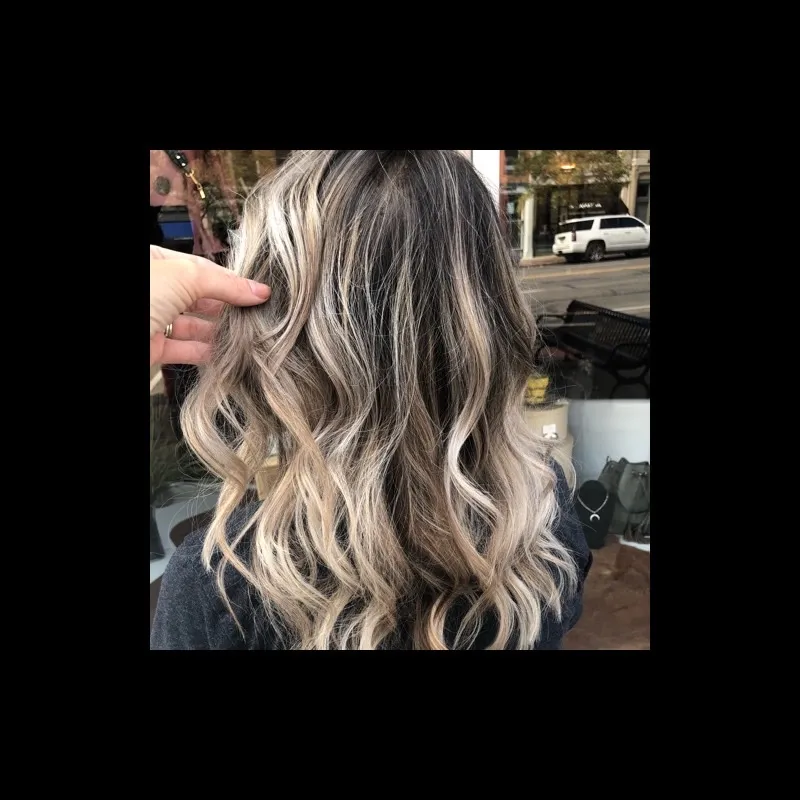 Blonde Balayage Waves