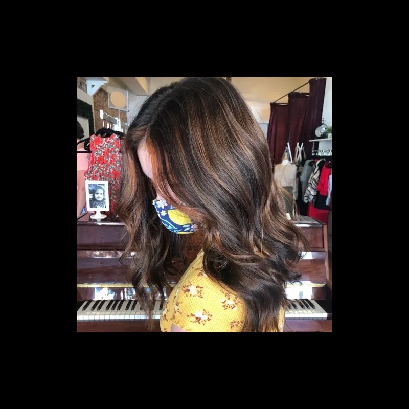 Brunette Caramel Highlights
