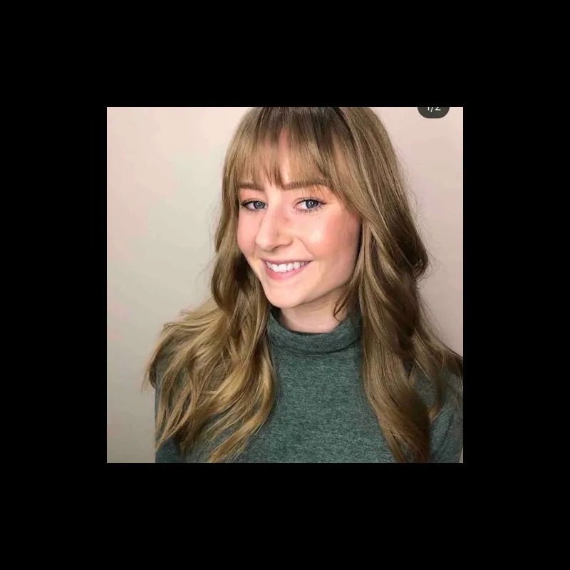 Curtain Bangs + Layers