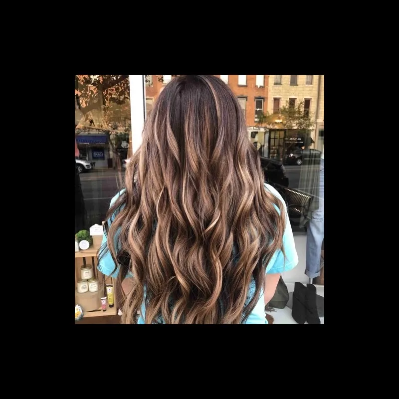 Brunette Caramel Balayage