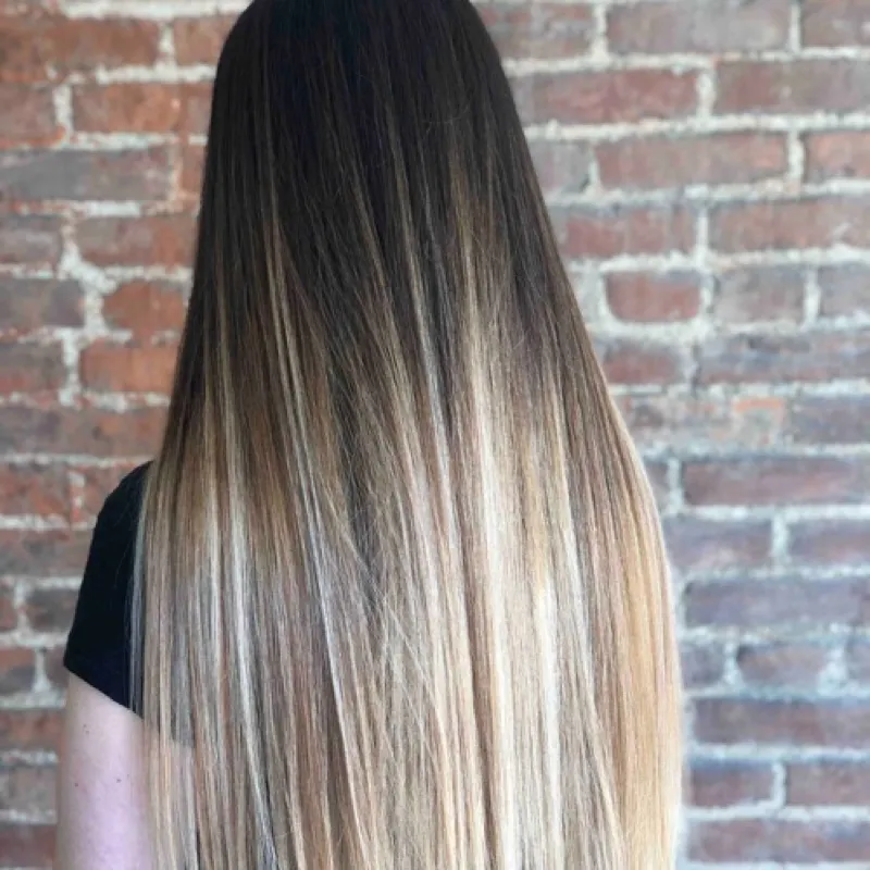 Dark-to-Blonde Ombré