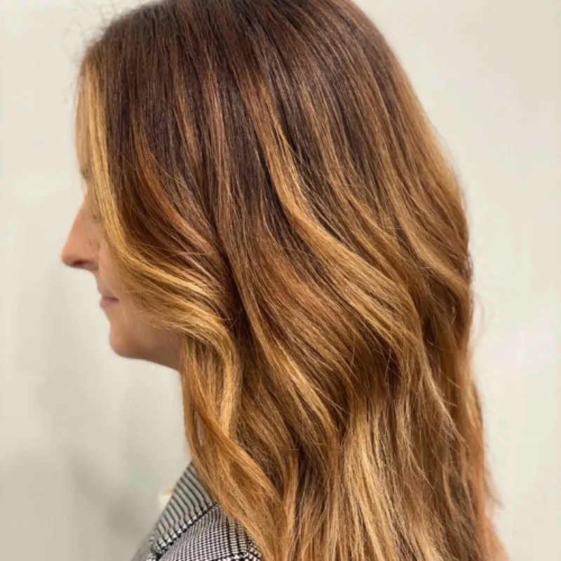 Warm Honey Balayage