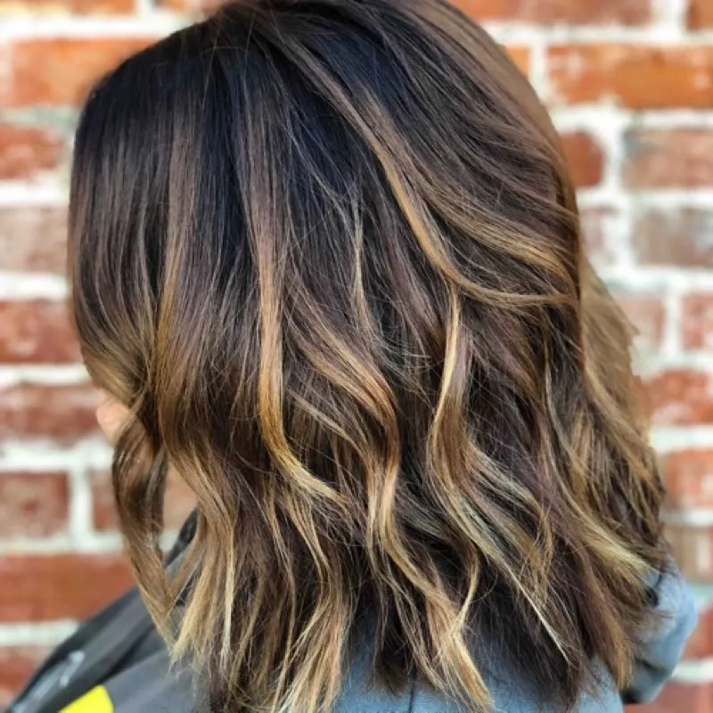 Brunette Caramel Highlights
