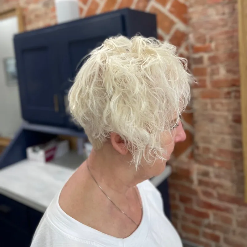 Platinum Pixie Cut