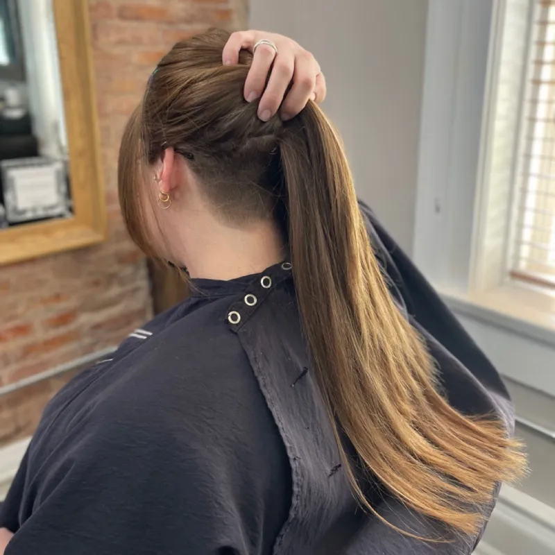 Nape Undercut Balayage